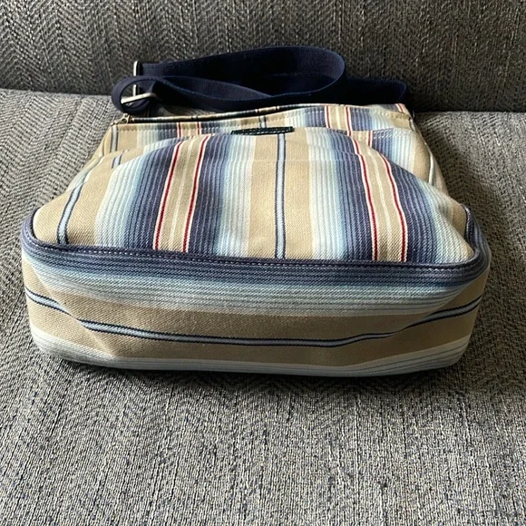 Longchamp Pilage Multicolored Canvas Crossbody Bag - Picture 10 of 16